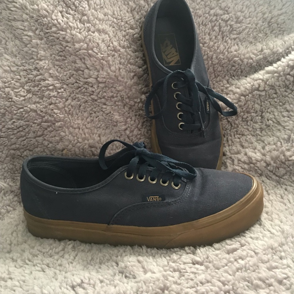 Vans Authentic Navy/Tan Sneakers